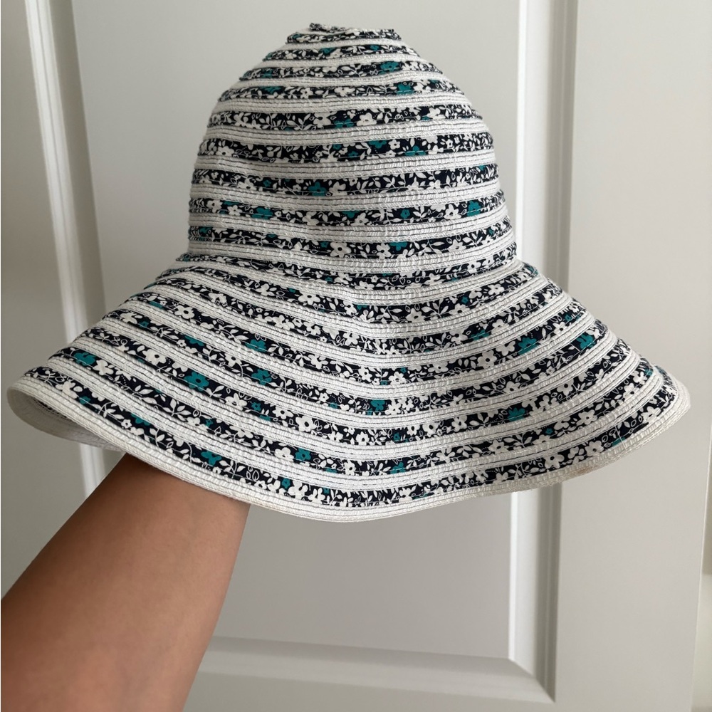 Floral floppy sunhat